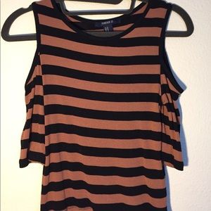 Cropped burnt orange top